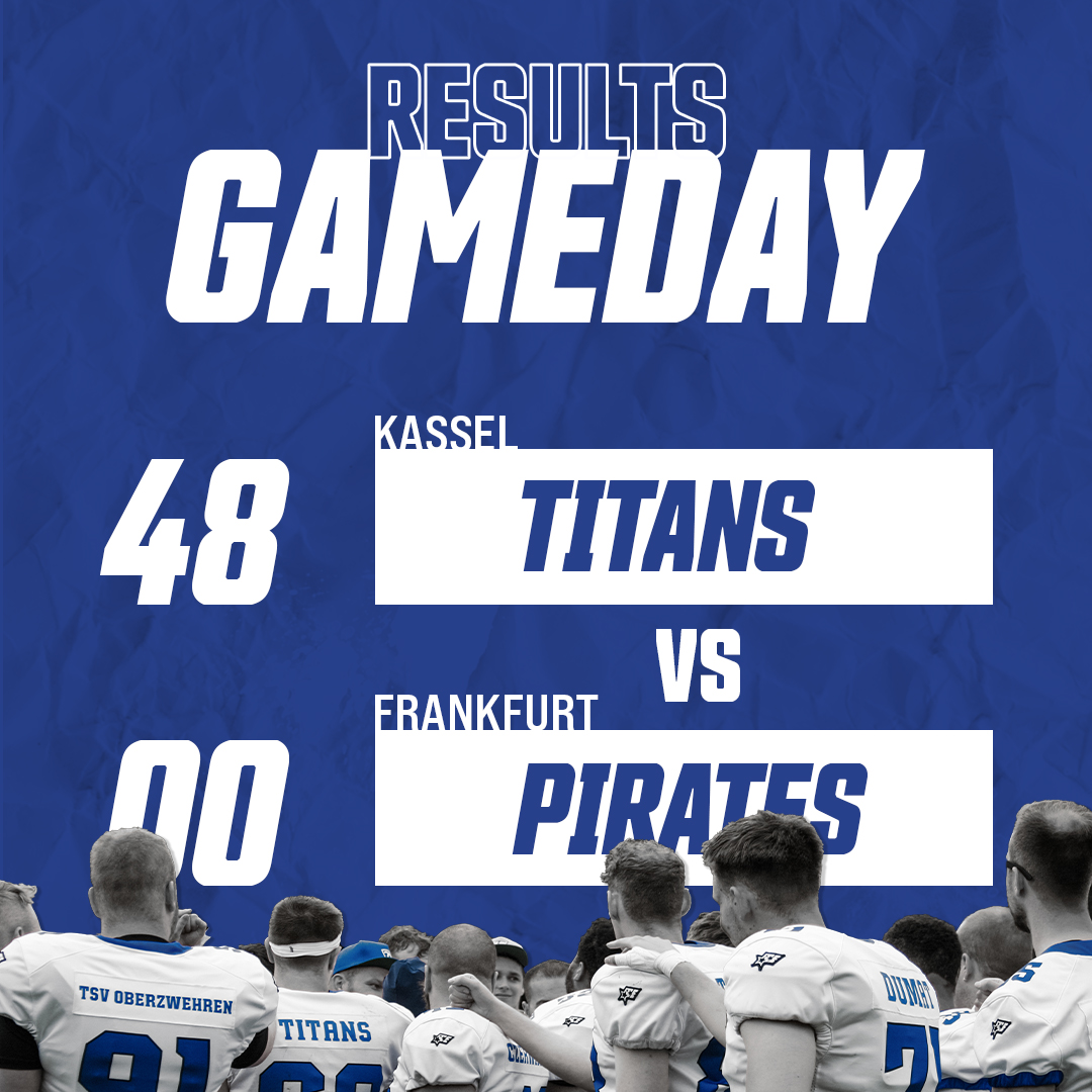 Spielbericht Kassel Titans Seniors vs. Frankfurt Pirates