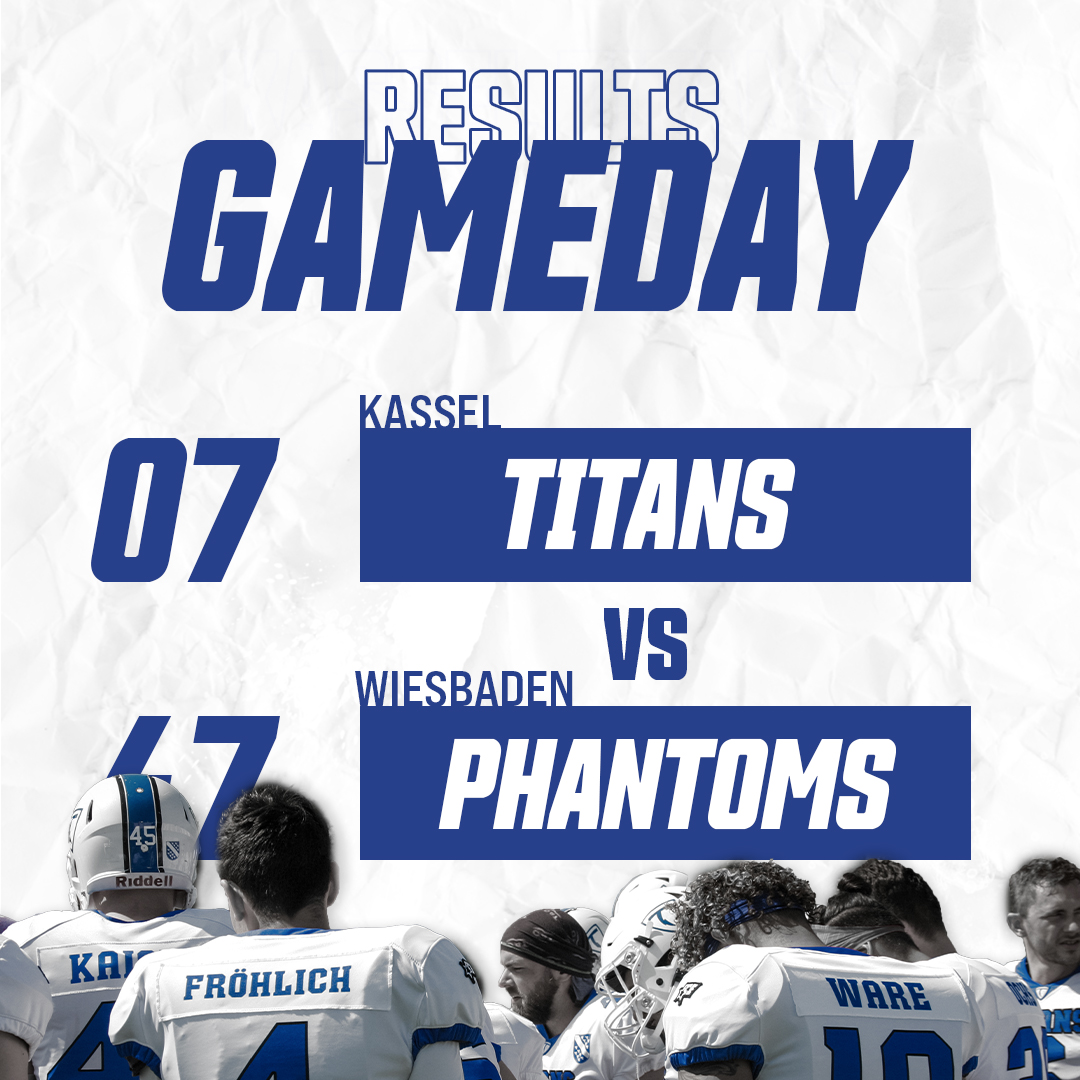 Spielbericht Kassel Titans at Wiesbaden Phantoms