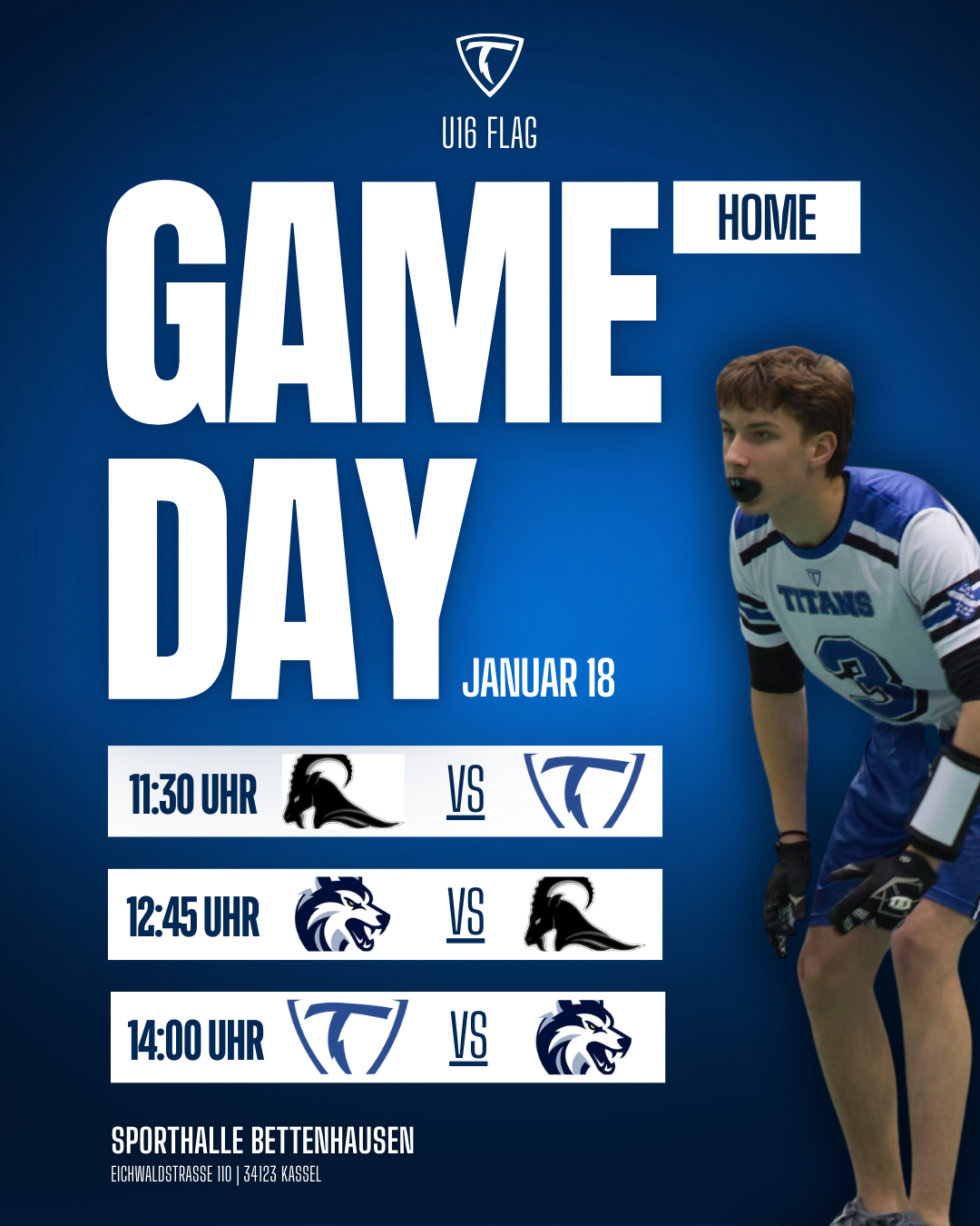 U16 Flag Gameday